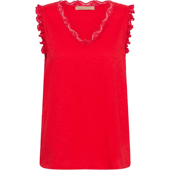 Mouwloos shirt CUlia Mouwloos shirt Regular fit red
