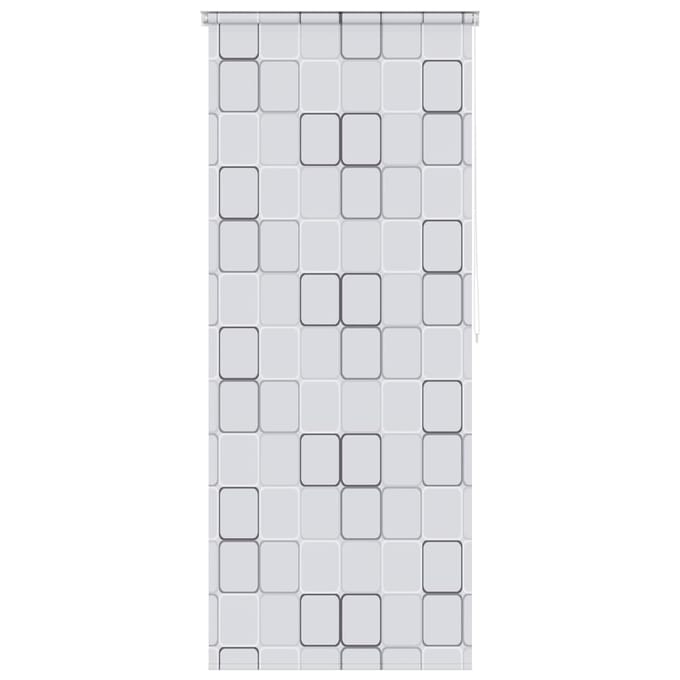 vidaXL Rolgordijn voor douche 100x240 cm vierkant