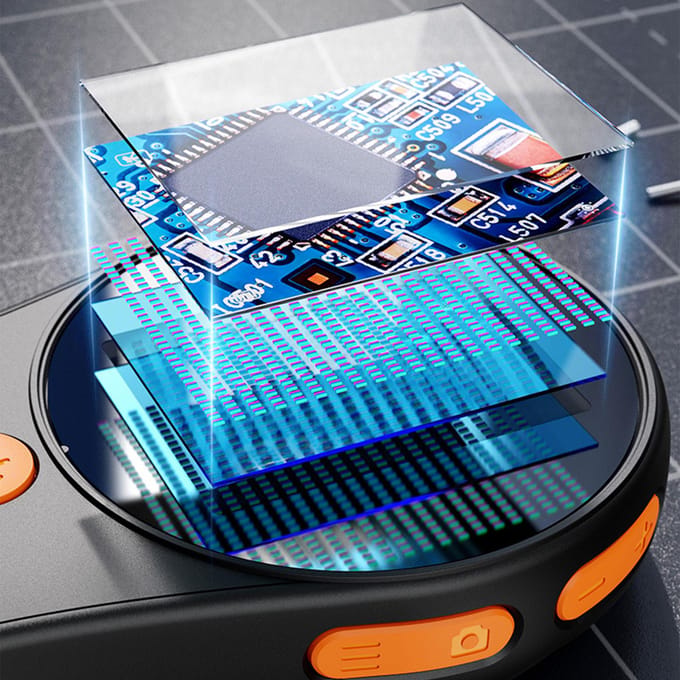 Microscoop met Vergrootglas Hoge Definitie Educatief Elektronisch Vergrootglas Draagbaar Zakformaat