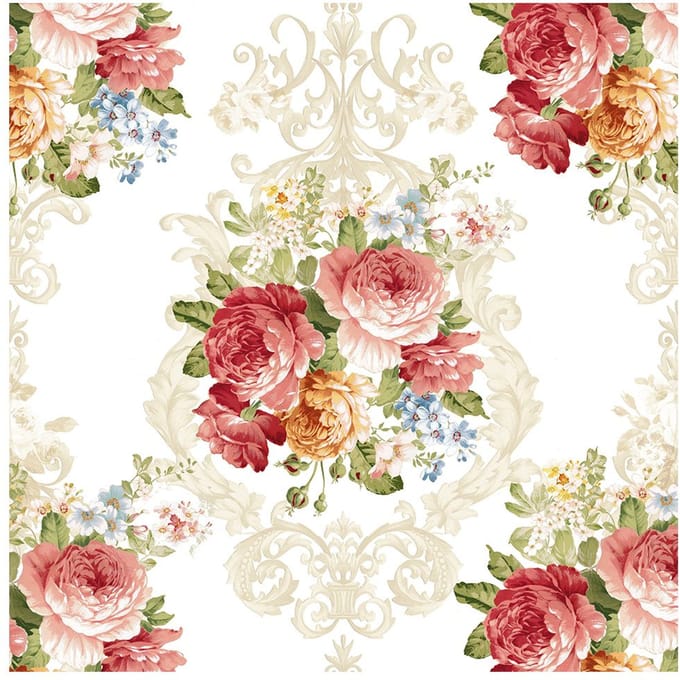 Ambiente - Servetten - Sara Cream - 3-laags - 100% FSC - 33x33cm