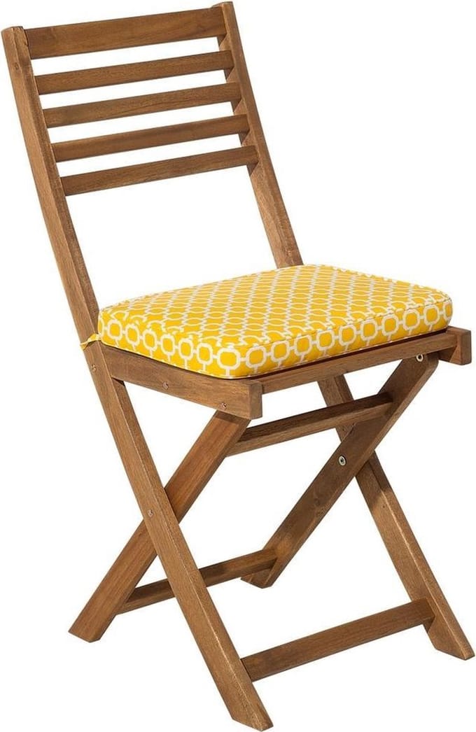 FIJI - Tuinkussen set van 2 - Geel - 29 x 38 cm - Polyester