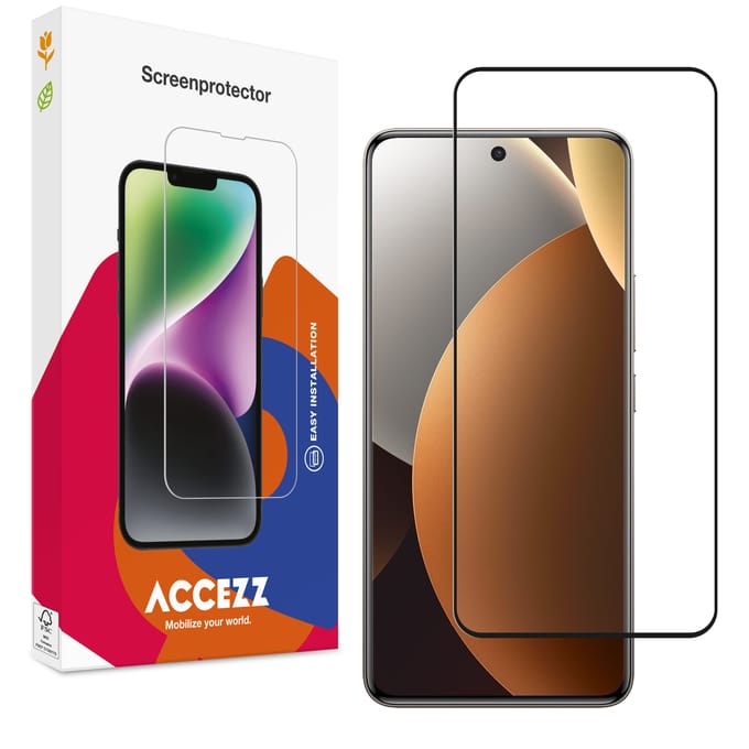 Accezz Screen Protector - Geschikt voor Xiaomi Redmi Note 15 Pro (4G) - Gehard Glass Full Cover