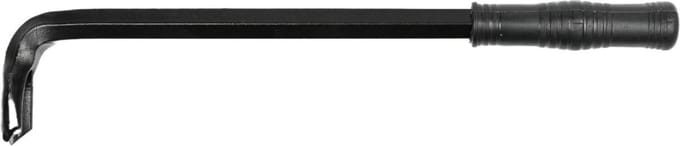 Benson Koevoet en spijkertrekker - 30 cm - Zwart - Met rubber handvat