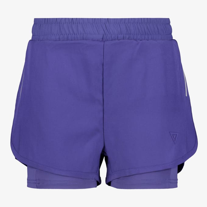 Osaga Dry meisjes hardloopshort paars - Maat 152