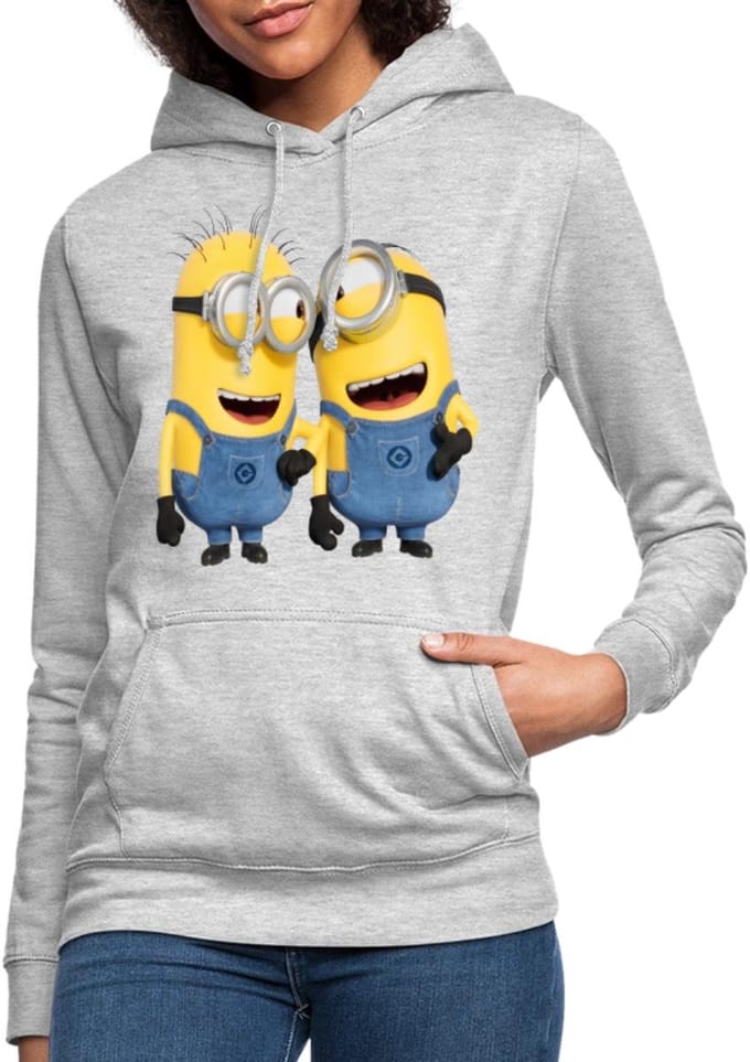 Minions Phil En Stuart Grappig Hoodie Dames