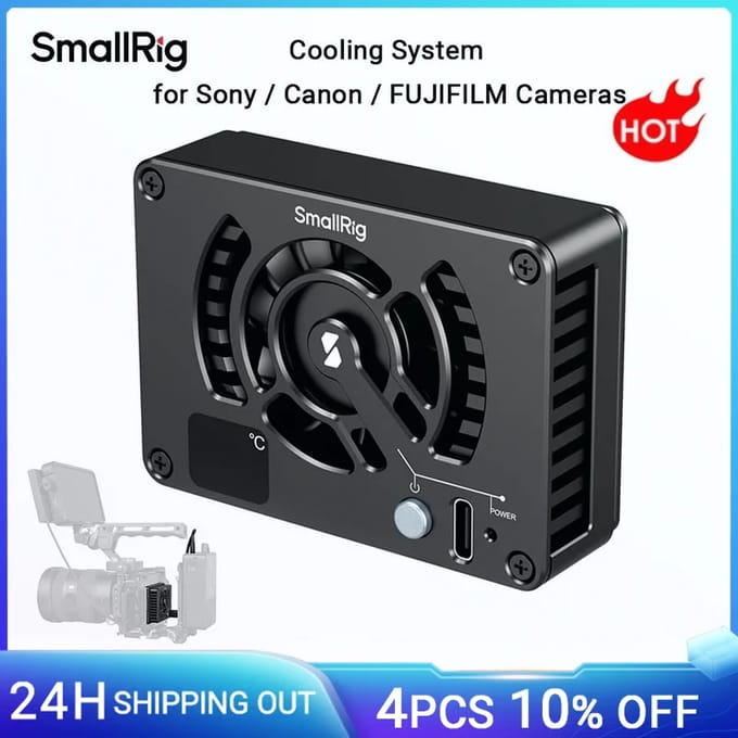 SmallRig 4815 Cooling System for Sony/Canon/Fujifilm Cameras