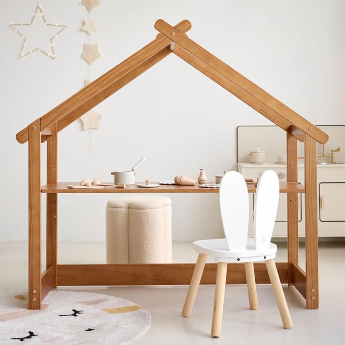 Petite Amélie Kinderbureau huisje «Maison» | Walnoot