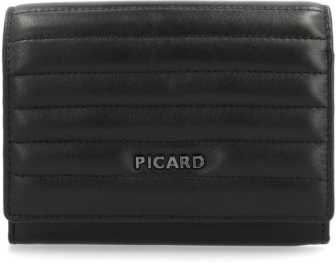 PICARD portemonnee Evolute 1 Zip Around Wallet Black zwart