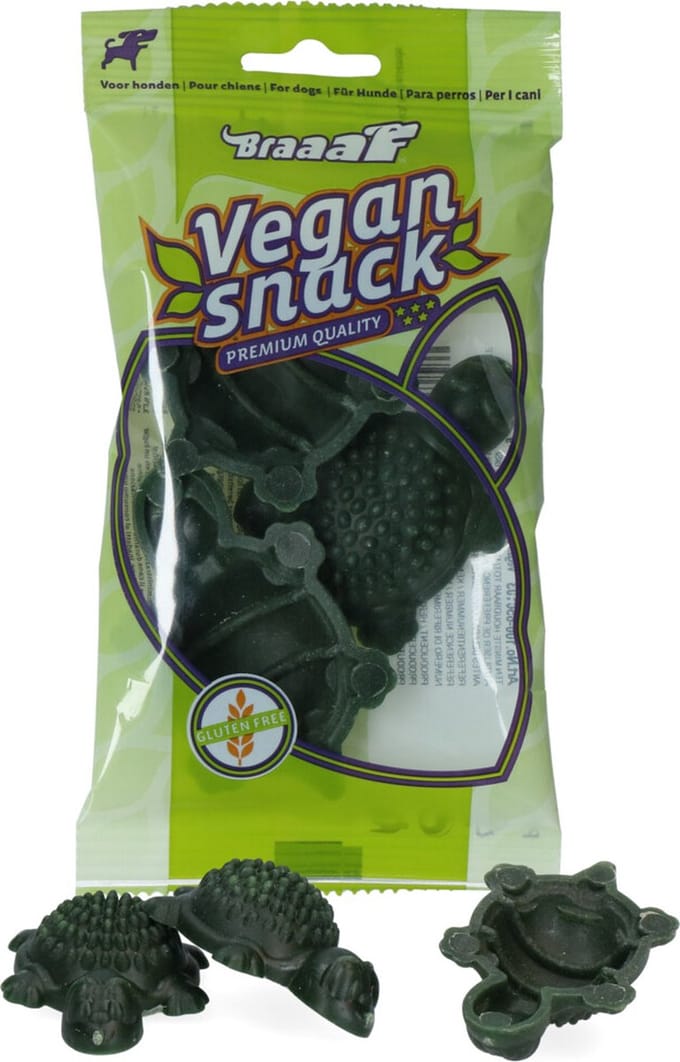 Braaaf Turtle S 3 stuks Groen 170 gr