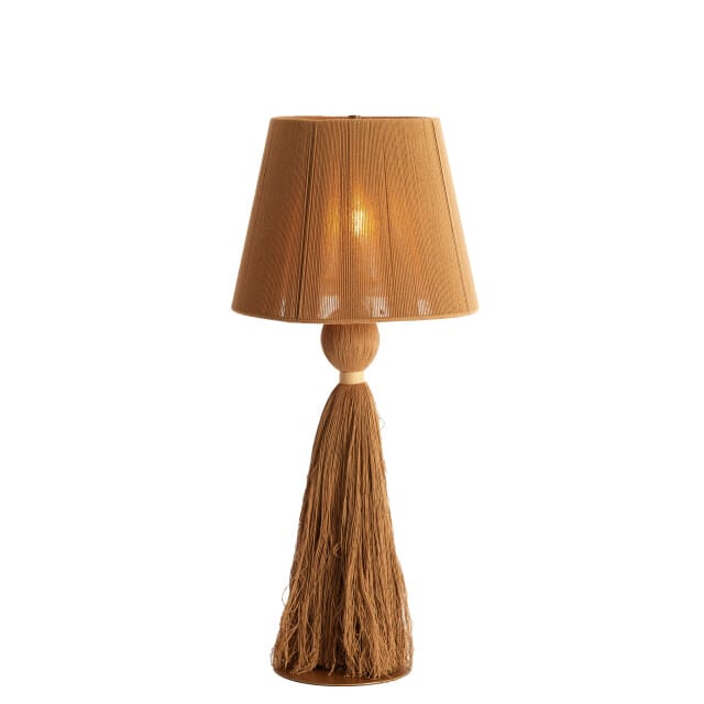 Light & Living - Tafellamp ESPINO - Ø31x58cm - Geel