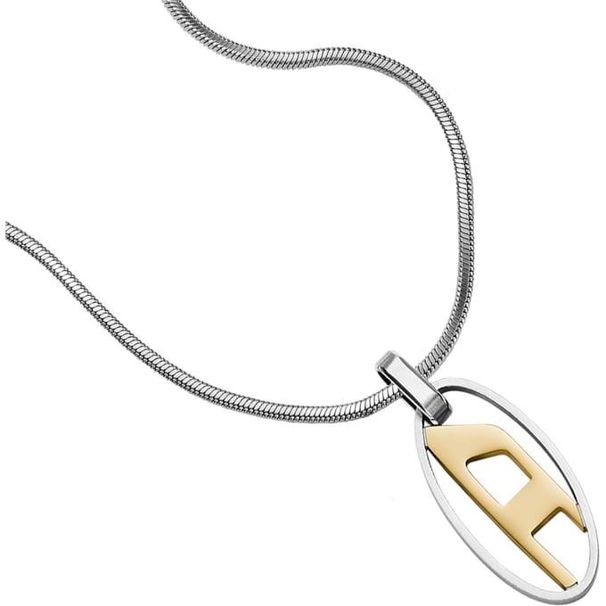 Diesel DX1421931 Herenketting - 55  + 5 cm
