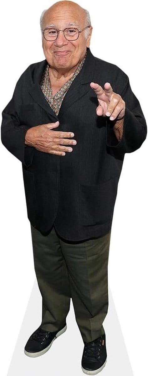 Danny DeVito Kartonnen Uitsnede - Levensgrote Figuur - Feestdecoratie - Uniek Ontwerp - 190.5 cm - Zwart
