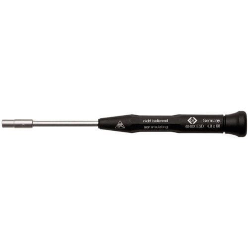 C.K Dopschroevendraaier ESD Sleutelbreedte (metrisch): 4 mm Koplengte: 60 mm