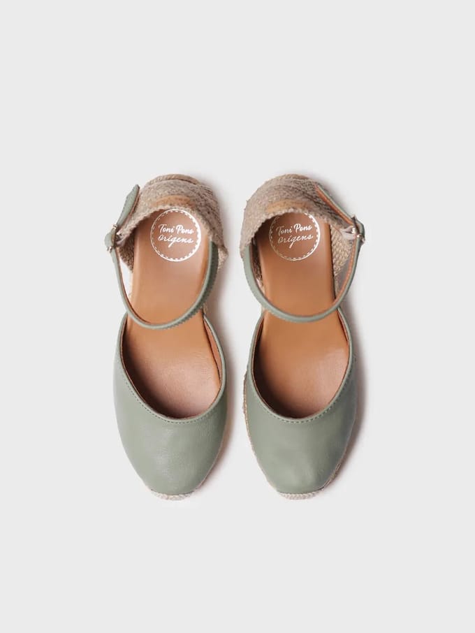 Gesloten leren espadrille | COSTA-5
