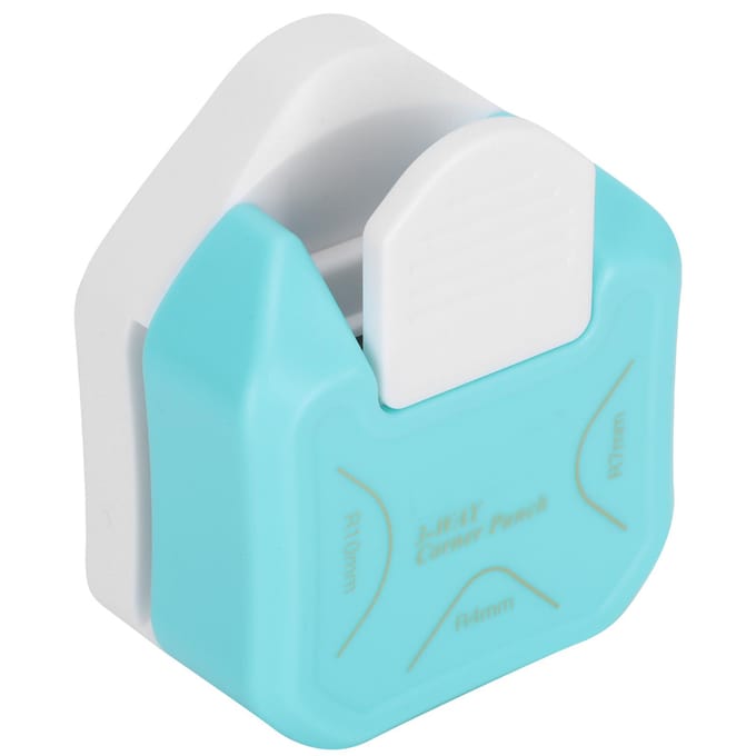 Hoekafronder Pons Draagbaar 3 In 1Mini Papierhoek Afsnijden Multi-Hoek Afrondingsapparaat white