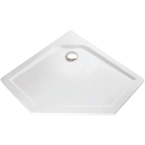 HSK pentagonal shower tray super-flat 100 x 100 cm