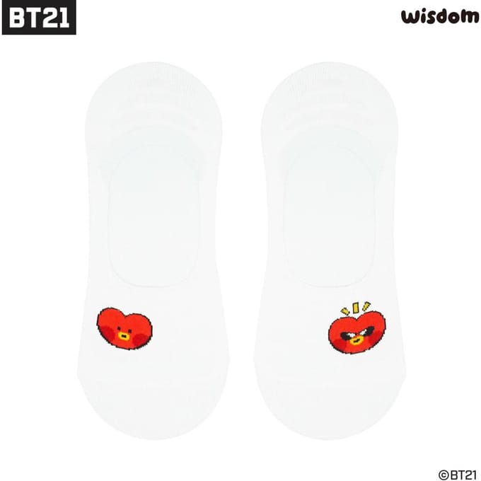 BTS (BangTan-jongens)  BT21 minini FAKE SOCKS, officieel, origineel, authentiek, K-POP, idool white