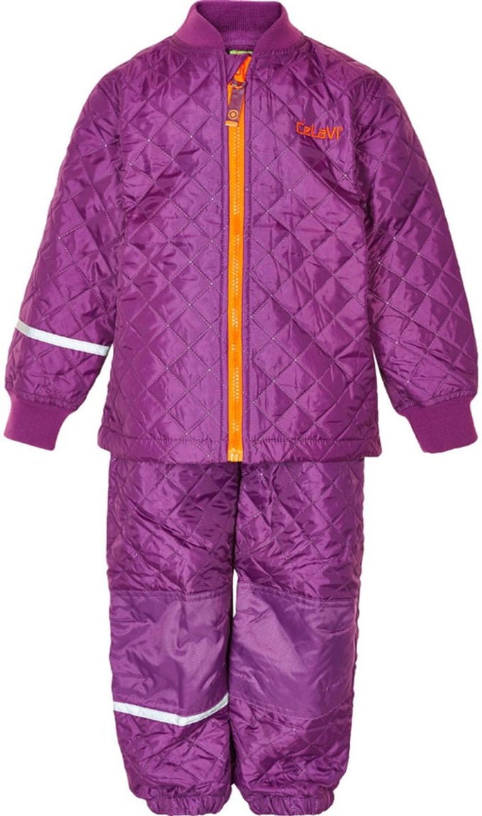 Celavi kinderen thermoset Basic Thermal Set effen lila-paars