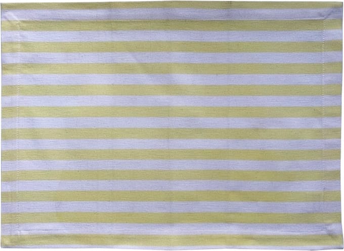Staffan placemat yellow- set van 4