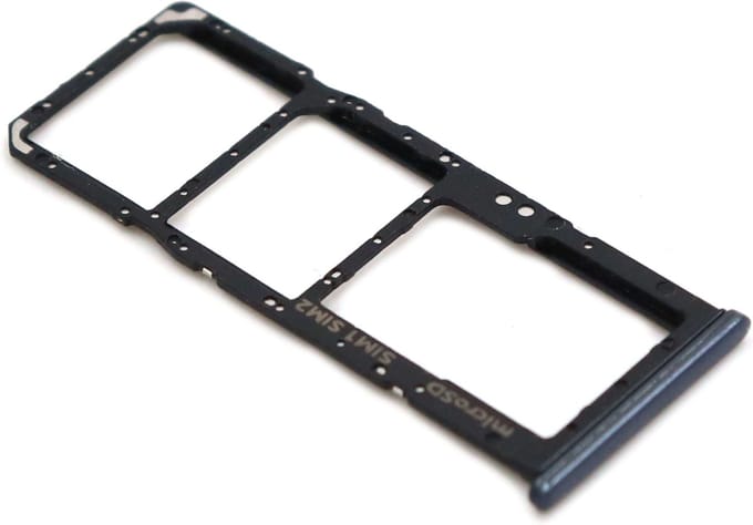 Simkaart houder geschikt voor Samsung Galaxy A20 - Simcard Holder - Zwart
