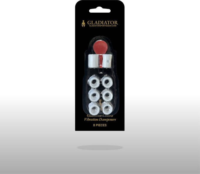 Gladiator Cheires Vibration Dampeners - trillingsdempers Padel - Wit (Shockout)