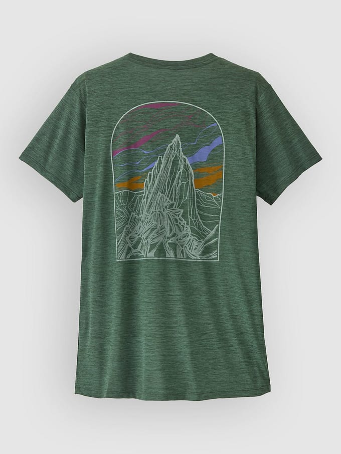 Patagonia Cap Cool Daily - Cloud Crag T-Shirt groen