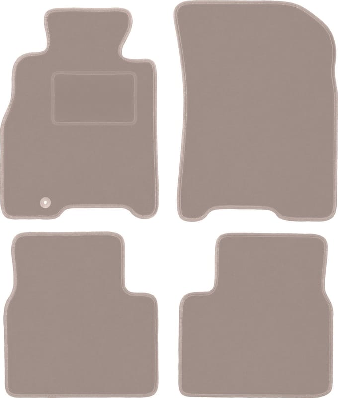 Beige velours matten voor: Mazda Xedos 9 sedan (1993-2001)