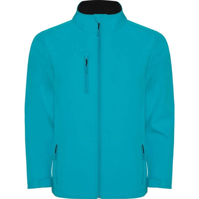 Roly Heren Nebraska Soft Shell Jas (Aquamarine)