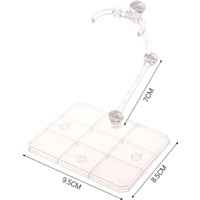 1PC Base de Figurine d'Action Âme à Trois Têtes Support d'Exposition Adapté pour Modèle HG1/144 Poupée Faite Main
