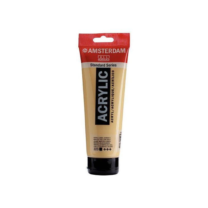 Acrylverf - #222 Napelsgeel Donker - Amsterdam - 250 ml
