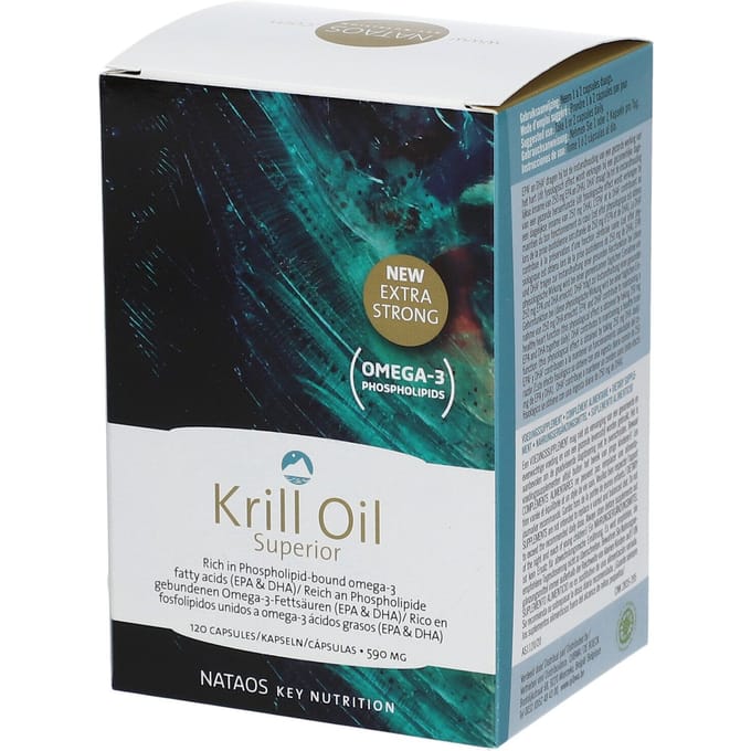 Nataos Key Nutrition Krill Oil Superior 120 Capsules
