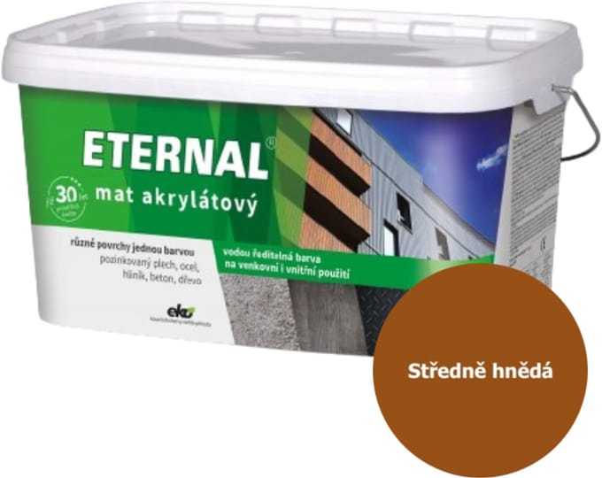 Eternal MAT Acryl 5 kg, 021 Middelbruin