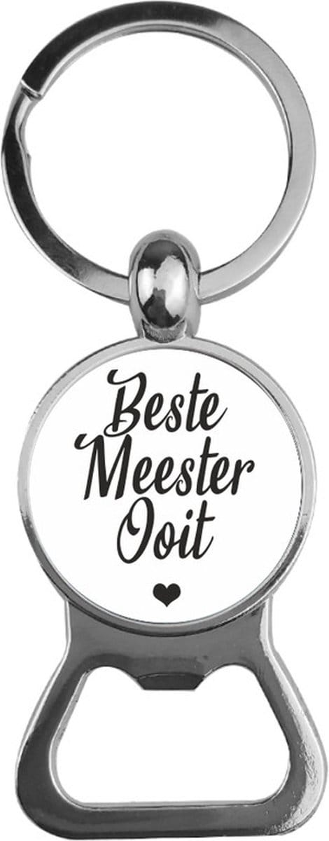 Bieropener Glas -  Beste Meester Ooit