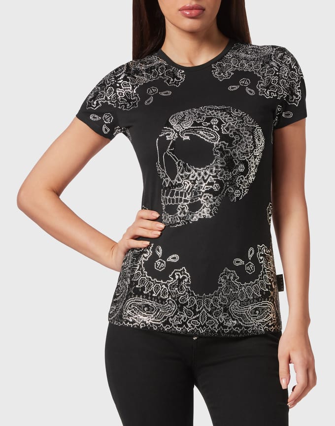 T-Shirt Ronde Hals Paisley