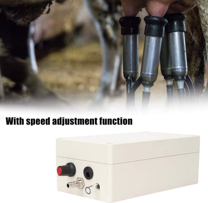 12V elektrische melkmachine voor dieren, vacuümpompaccessoire voor melkverwerking
