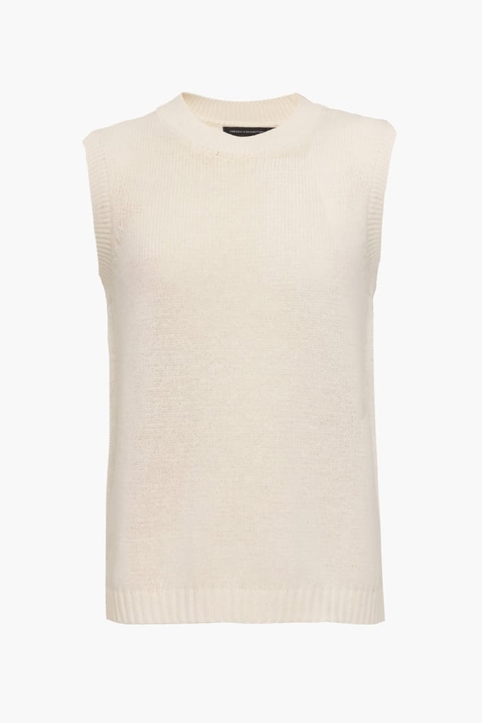 French Connection Oversize Knit Tank Summer White Taglia: M | Maglioni a maglia Outlet | Donna | Bianco