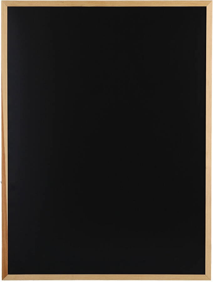 Zeller magnetisch krijtbord large present - Zwart - Magnetisch | Wandmontage
