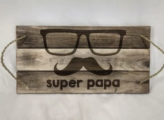 Dienblad touw 50x25cm super papa natural