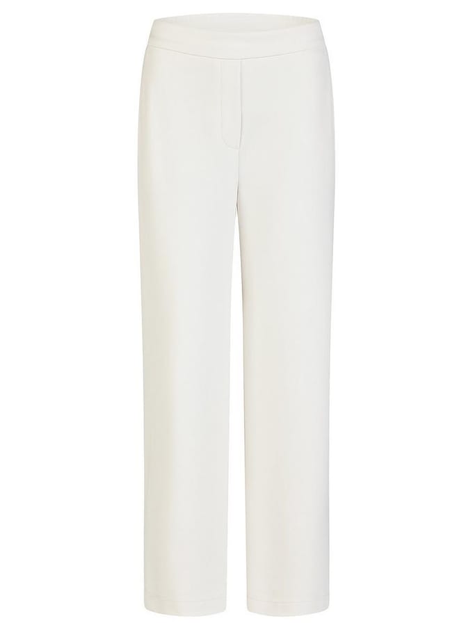 Wide Fit jersey 7/8-broek Van Rabe wit