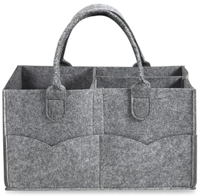 Draagbare Luier Caddy Organizer voor Baby's - Opvouwbare Organizer met Verdeeld Ontwerp voor Baby Spullen