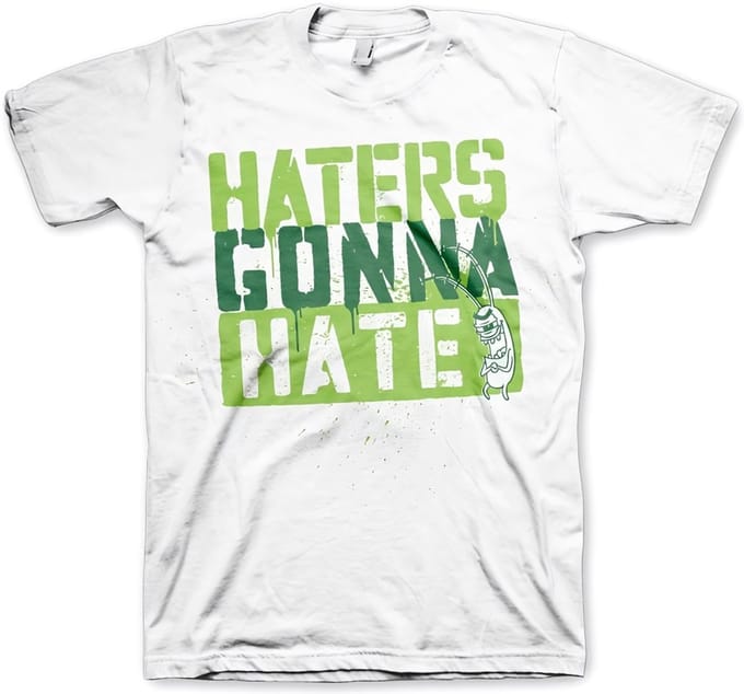 SpongeBob SquarePants Hate-rs Gonna Hate-T-shirt White