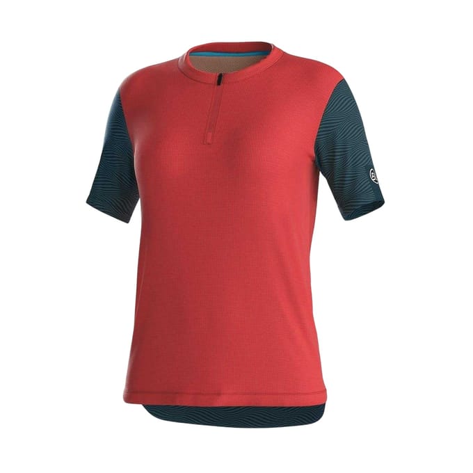 Bicycle Line Fietsshirt met kleurblokken voor dames (Perzik)