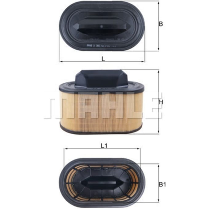 Luchtfilter KNECHT LX 2966