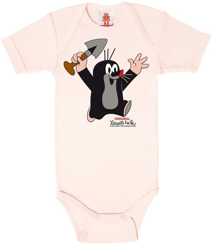Logoshirt Babybody mit Print Der kleine Maulwurf