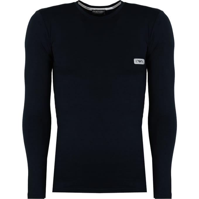 Emporio Armani Longsleeve Mannen blauw