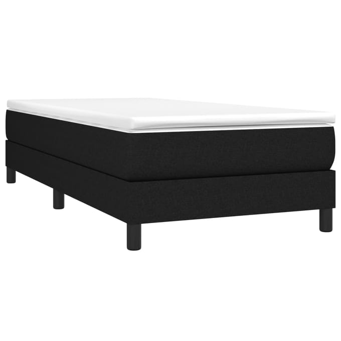 vidaXL - Boxspring - bed - 90x190 - cm - stof - zwart