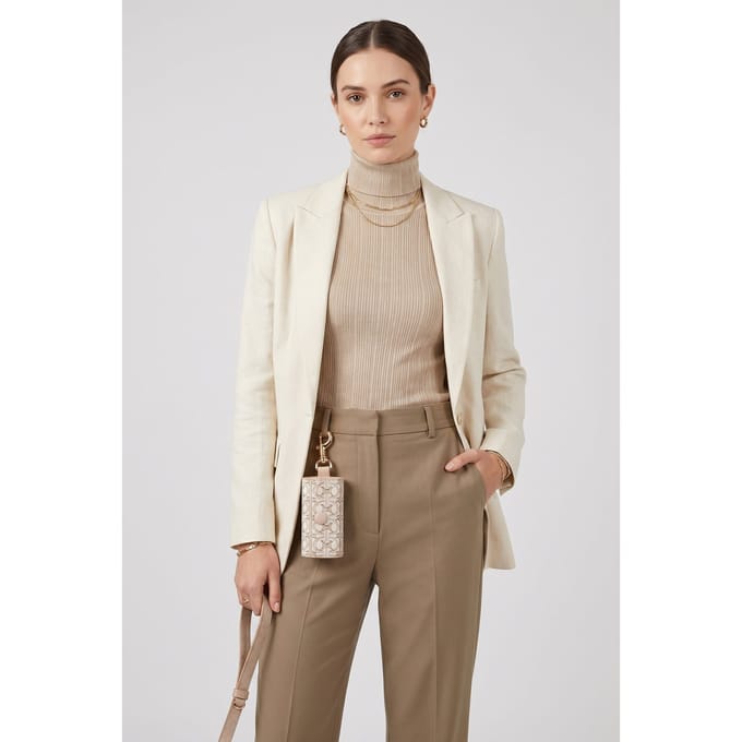 Coccinelle Pet Coated Monogram Multi Blanc/roset Taglia: OS | Borse Outlet | Donna