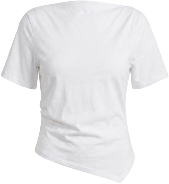 Pieces T-shirt PCSIRENE GEDRAPEERD