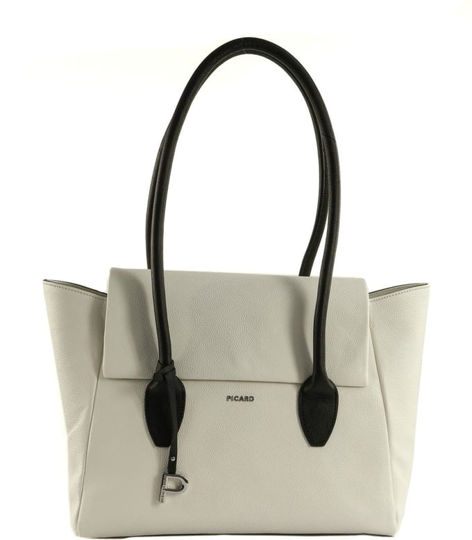 PICARD shopper schoudertas Busy Lady Shopper WhiteLilyk wit