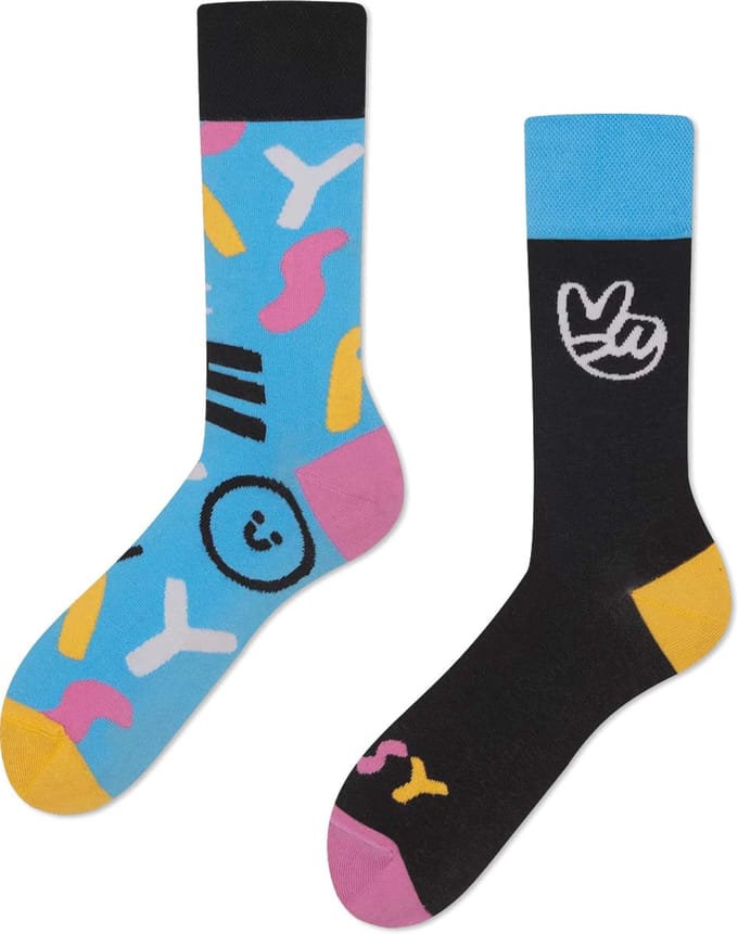 Many Mornings unisex sokken - Easy Peasy - Unisex - Maat: 43 - 46